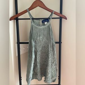 Olive green tank top XSm
